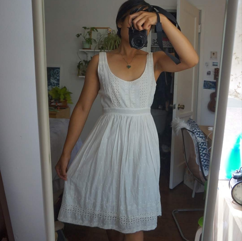 White dress